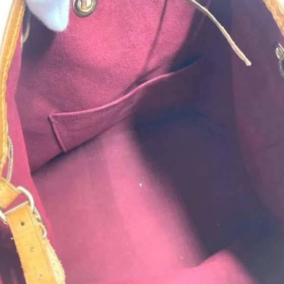 Authentic Louis Vuitton Multicolor Petit Noe Monogram Bucket Shoulder Bag White - Picture 16 of 16